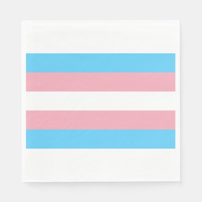 Markierung für den Trans Pride (Transgender Pride) Serviette (Vorderseite)