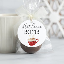 Markierung für Hot-Chocolate-Bomben