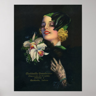 Markleville Indiana Greenhouse Poster