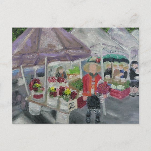 MARKT DER BAUER POSTKARTE (Vorderseite)