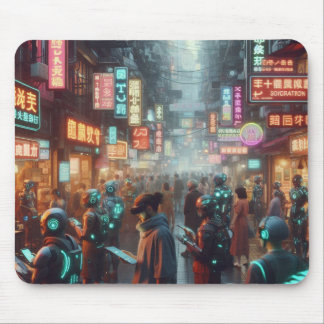 Markt der Neon Wonders Mousepad