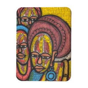 Markt-Frau Magnet