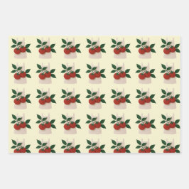Markt Fresh Tomato Tasche — Bespoke Food Gift Wrap Geschenkpapier Set