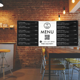 Markt Pop-Up-Shop Restaurant Speisekarte Preislist Banner