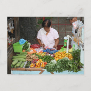 Markt Postkarte