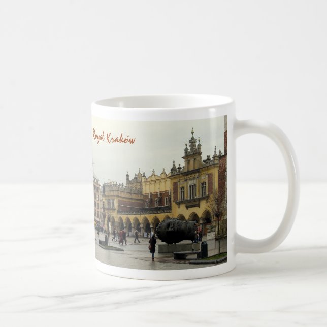 Markt-Quadrat-Tasse Kaffeetasse (Rechts)