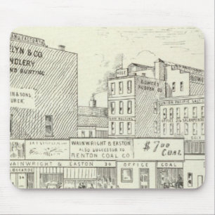 Markt, Sacramento und California North Side Mousepad