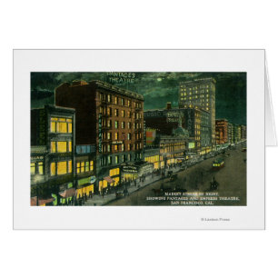 Markt-St. nachts, Pantages, Kaiserin-Theater