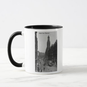 Markt-Straße, Manchester, c.1910 Tasse
