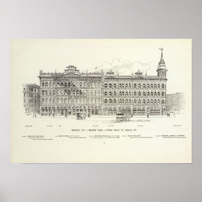 Markt Süd Main und Biale Poster (Vorne)