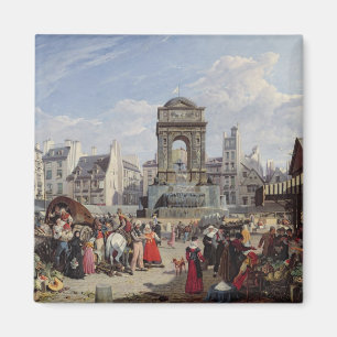 Markt und Brunnen der Unschuldigen Magnet