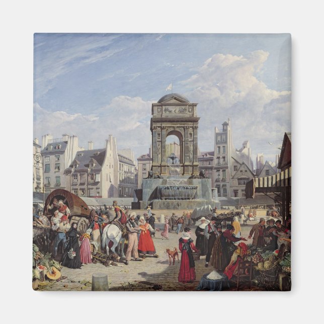 Markt und Brunnen der Unschuldigen Magnet (Vorne)
