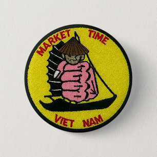 Markt-Zeit-Vietnam-Knopf Button