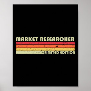 Marktforscher Lustiger Berufstitel Profession Gebu Poster