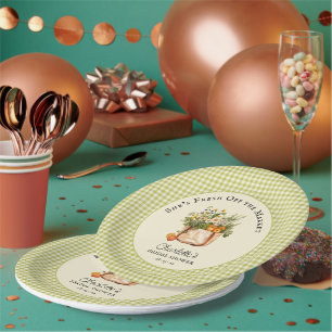 Marktfrische Bauern - Brautparty Pappteller