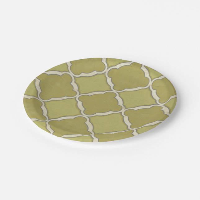 Marktmotive IX Pappteller (Schrägansicht)