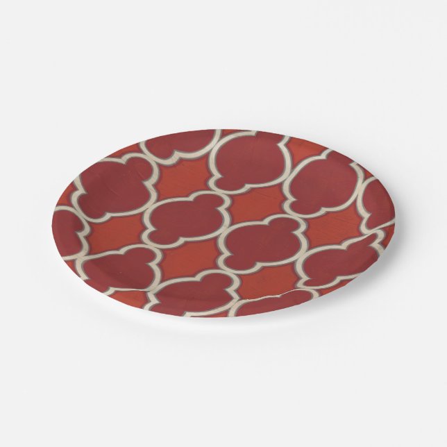 Marktmotive VII Pappteller (Schrägansicht)