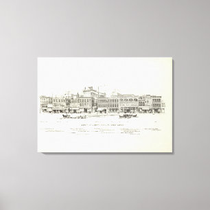 Marktnordseite Grant Leinwanddruck