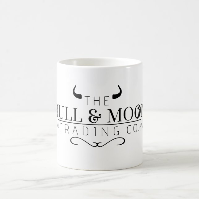 Marktöffnung für Bullen und Mond - Tasse (Mittel)