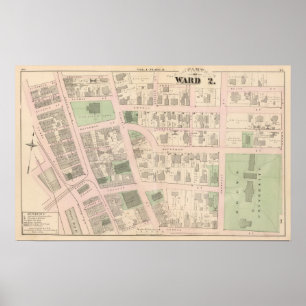 Marktplatz-Brown University-Gerichtsgebäude Poster