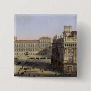Marktplatz Castello, Turin, graviert von F. Button