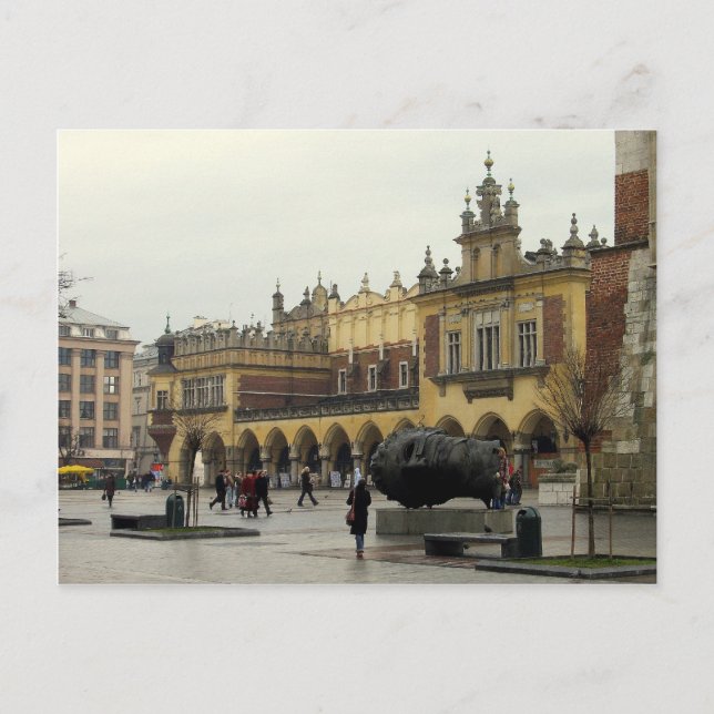 Marktplatz in Krakau Postkarte (Vorderseite)