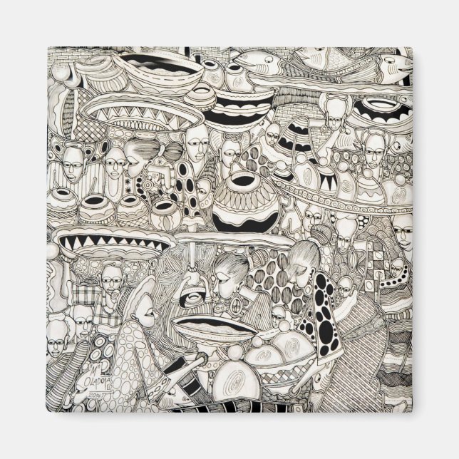 Marktplatz Magnet (Vorne)