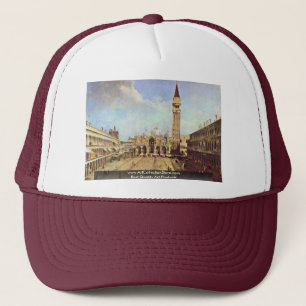 Marktplatz San Marco. Durch Canaletto Truckerkappe