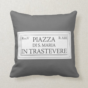 Marktplatz Santa Maria in Trastevere, Kissen