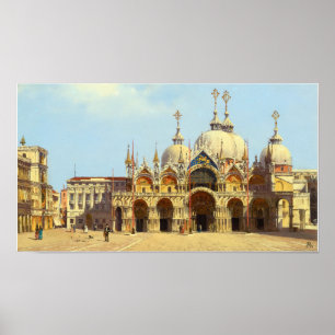 Marktplatz von San Marco, Venedig Poster