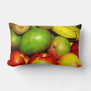 Markttag Frische Früchte Lumbar Kissen
