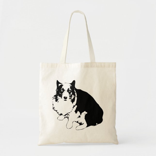 Marktwanderung mit Corgi Tragetasche (Vorne)