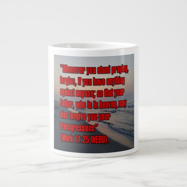 Markus 11:25 WEBU Tasse (Vorderseite)