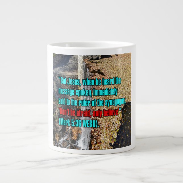Markus 5:36 WEBU Tasse (Vorderseite)