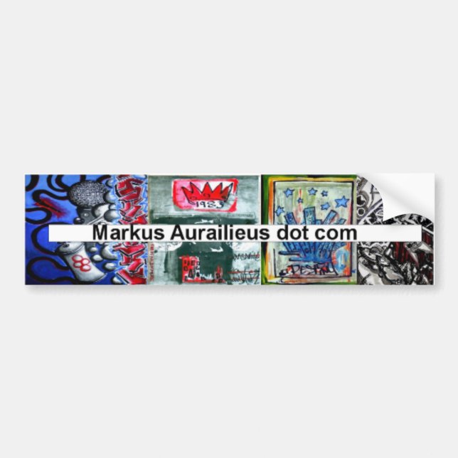 Markus aurailieus Punkt-COM-Autoaufkleber Autoaufkleber (Vorne)