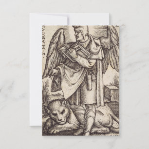Markus der evangelistische Schutzpatron von Venedi Dankeskarte