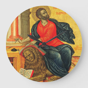 Markus der evangelistischen orthodoxen Ikone Große Wanduhr