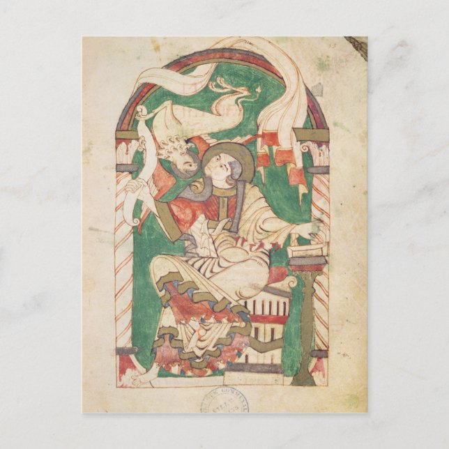 Markus, ein Evangelium aus der Abtei von Corbie Postkarte (Vorderseite)