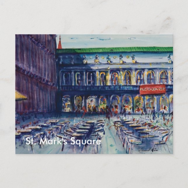 Markusplatz Postkarte (Vorderseite)