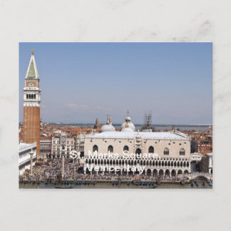 Markusplatz, Venedig Italien Postkarte