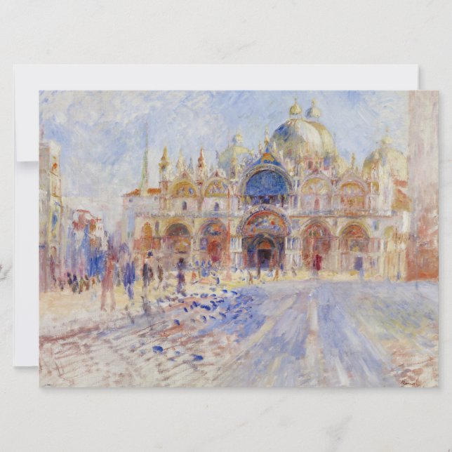 Markusplatz, Venedig (Markusplatz) Karte (Vorderseite)