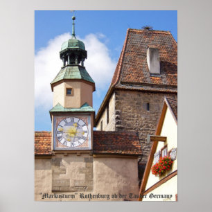 Markusturm Rothenburg Poster