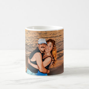 Marla und David Mangan Alles Gute zum 50. Hochzeit Kaffeetasse