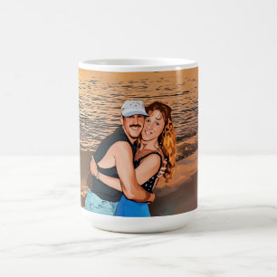 Marla und David Mangan Glückliches 50. Jubiläum Ta Kaffeetasse