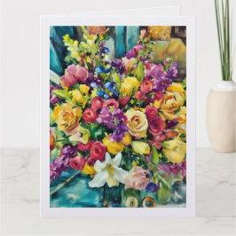 Marlas Blumen .... Karte  