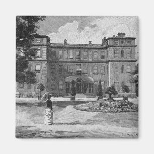 Marlborough Haus, vom Garten, 1863 Magnet