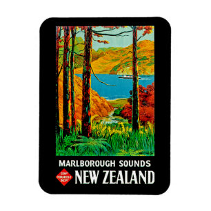 Marlborough klingt Neuseeland Magnet