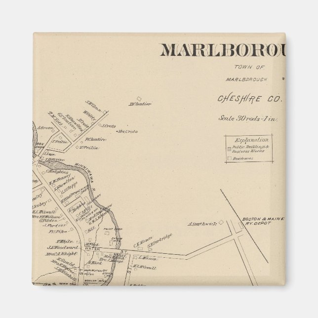 Marlborough PO Magnet (Vorne)