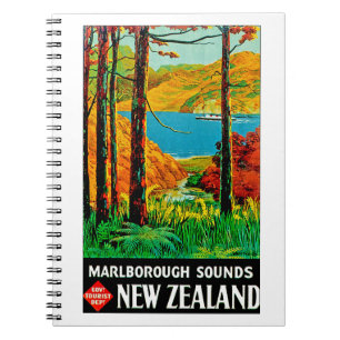 Marlborough Sounds Neuseeland Notizblock