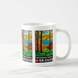 Marlborough Sounds New Zealand Coffee Tasse